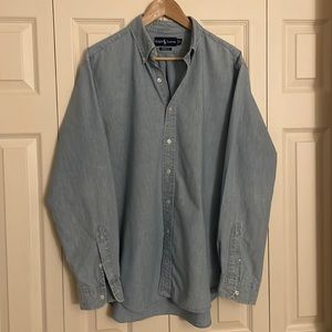 Ralph Lauren men’s denim button shirt